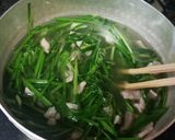 豚にらうどん作り方4写真