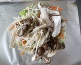 鮭中骨水煮のホイル焼き作り方4写真
