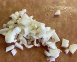 フライパン使用・鯖缶パエリア♫作り方1写真