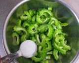 ゴーヤの生姜入り甘酢しょうゆ漬け作り方1写真