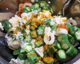 やさしい味♪豆腐オクラ焼ちくわのマヨサラ作り方4写真