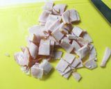 ハムタマ(ハム入り玉子焼き)作り方1写真