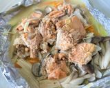 鮭中骨水煮のホイル焼き作り方8写真