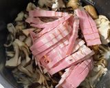 白だしで簡単!きのこベーコン炊き込みご飯作り方2写真