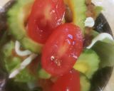 ★低糖質★包み菜フィッシュ野菜サンド★作り方1写真