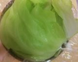 ★低糖質★包み菜フィッシュ野菜サンド★作り方2写真