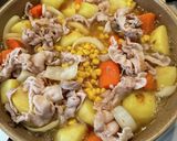 コーン入り◎塩バター肉じゃが作り方5写真