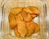 柿のヨーグルト和え作り方1写真