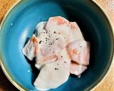 柿のヨーグルト和え作り方3写真