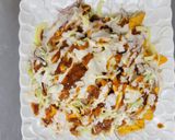 混ぜるだけ！カボチャと蒸し鶏のドリロコス作り方3写真