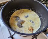 冷凍えのきで！海老味噌豆乳クリームパスタ作り方7写真