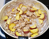 秋に食べたい！豚肉とさつまいもの甘酢炒め作り方5写真
