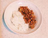 ハンバーグと納豆リメイク簡単キーマカレー作り方5写真