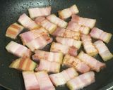 かぼちゃとベーコンの【炒め物】作り方3写真
