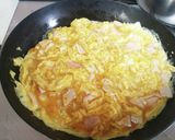ハムタマ(ハム入り玉子焼き)作り方7写真