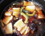 ゴーヤも一緒に…ラフテーに憧れた豚の角煮作り方7写真