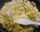 簡単！鶏チャーハン　しっとりピリ辛作り方6写真