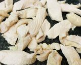 パスタの茹で汁活用●塩茹でチキン作り方2写真