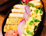 とじないカツ丼わっぱ弁当♡作り方1写真