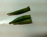 少量の油で作る！ちくわとオクラの磯辺揚げ作り方1写真