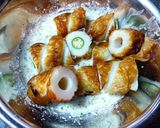 少量の油で作る！ちくわとオクラの磯辺揚げ作り方6写真