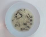 押し麦のリゾット 納豆キムチのせ作り方3写真