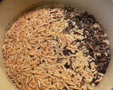 小エビとキクラゲの玄米炊き込みご飯作り方6写真