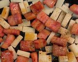 餅とベーコンのチーズ焼き作り方7写真