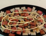 餅とベーコンのチーズ焼き作り方8写真