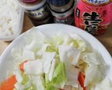 簡単大量消費(笑)キャベツのドライカレー作り方1写真