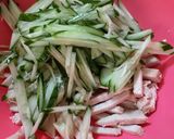 簡単棒棒鶏風サラダ(´˘`＊)作り方2写真