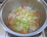 秋野菜の豆乳みそ汁作り方2写真