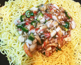 カニかま活用シーフードあんかけ焼きそば作り方15写真