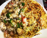 カニかま活用シーフードあんかけ焼きそば作り方18写真
