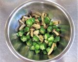 しめじとオクラのさっぱりあえ作り方4写真