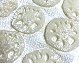 蓮根の挟み揚げ【大葉、たくさんの野菜入】作り方6写真