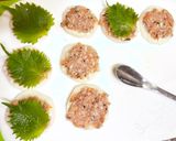 蓮根の挟み揚げ【大葉、たくさんの野菜入】作り方9写真