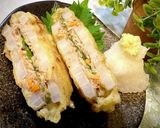 蓮根の挟み揚げ【大葉、たくさんの野菜入】作り方14写真