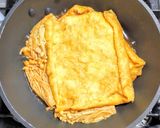 お好みの具材で油揚げと素麺で太巻き作り方4写真