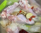 鶏手羽で参鶏湯スープ【圧力鍋】作り方4写真