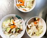肉無ほんのりシーフード味噌味白菜回鍋肉風作り方9写真