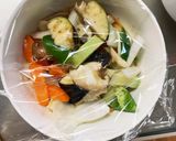 レンジ肉無オイキムチ焼きそば野菜炒め作り方13写真
