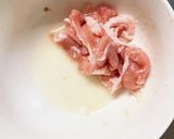 レンジもやし入コク旨味噌田楽味甘酢酢豚作り方1写真
