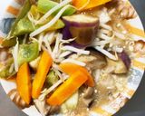 レンジもやし入コク旨味噌田楽味甘酢酢豚作り方13写真