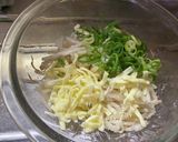 もやしは便利！もやし・ネギチーズ焼き。作り方3写真
