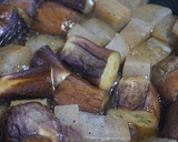 作り置き　茄子と蒟蒻の煮びたし作り方2写真