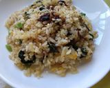 あさりの佃煮と小松菜のチャーハン♪作り方4写真