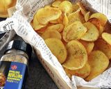 プリンクルパウダーでポテトチップス。作り方8写真