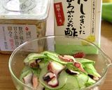 胡瓜とタコの酢味噌和え作り方4写真