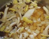 たもぎ茸と豆腐の赤だし作り方2写真